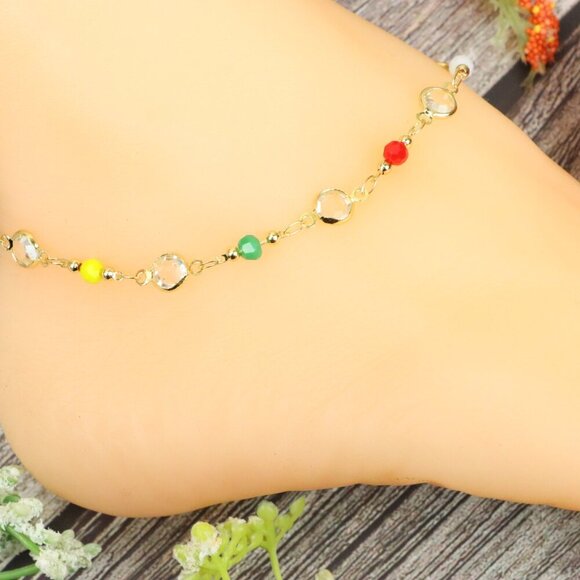 "Elegant Handmade Anklet – Delicate Jewelry for Women, MAR091655 - Picture 6 of 10